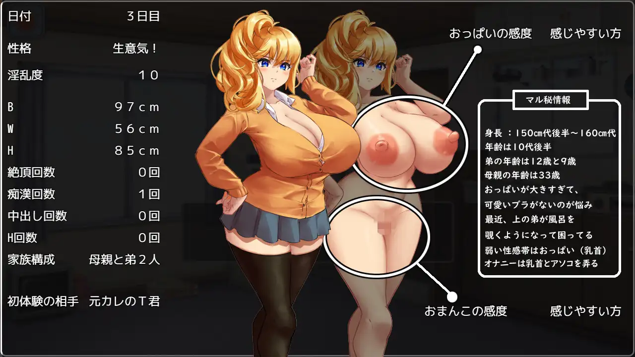 Busty Girl and the Train Molester English + Android Port