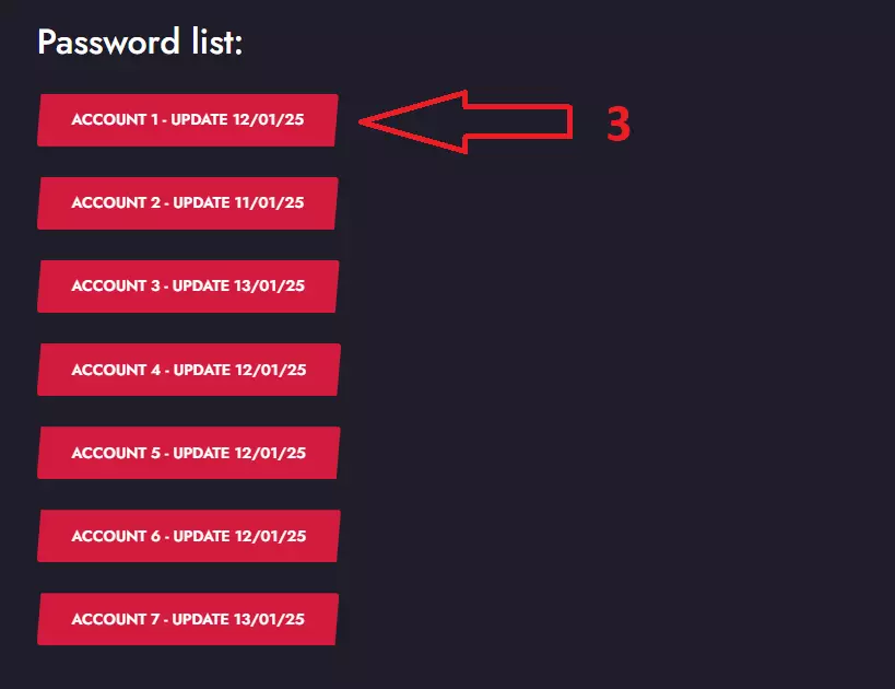 Get password h-game18