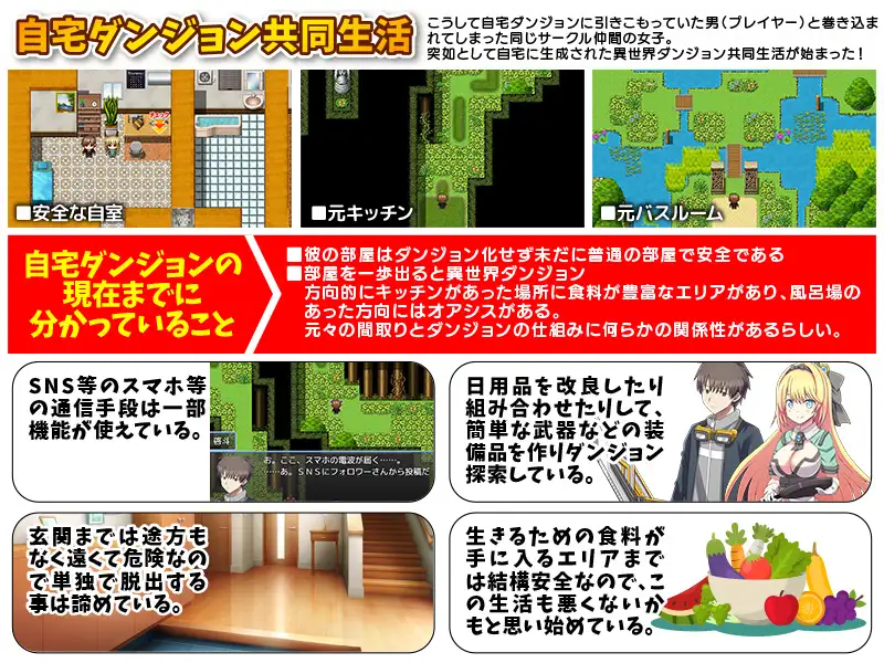 My house is suddenly a dungeon! Android Port + Translation